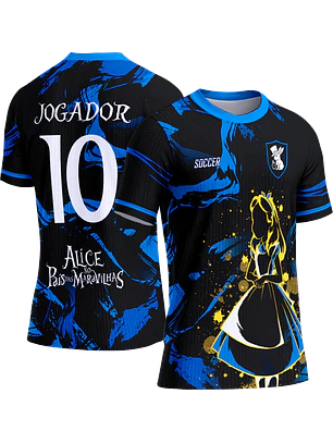 Arte Vetor Camisa Interclasse 743 Alice no País das Maravilhas