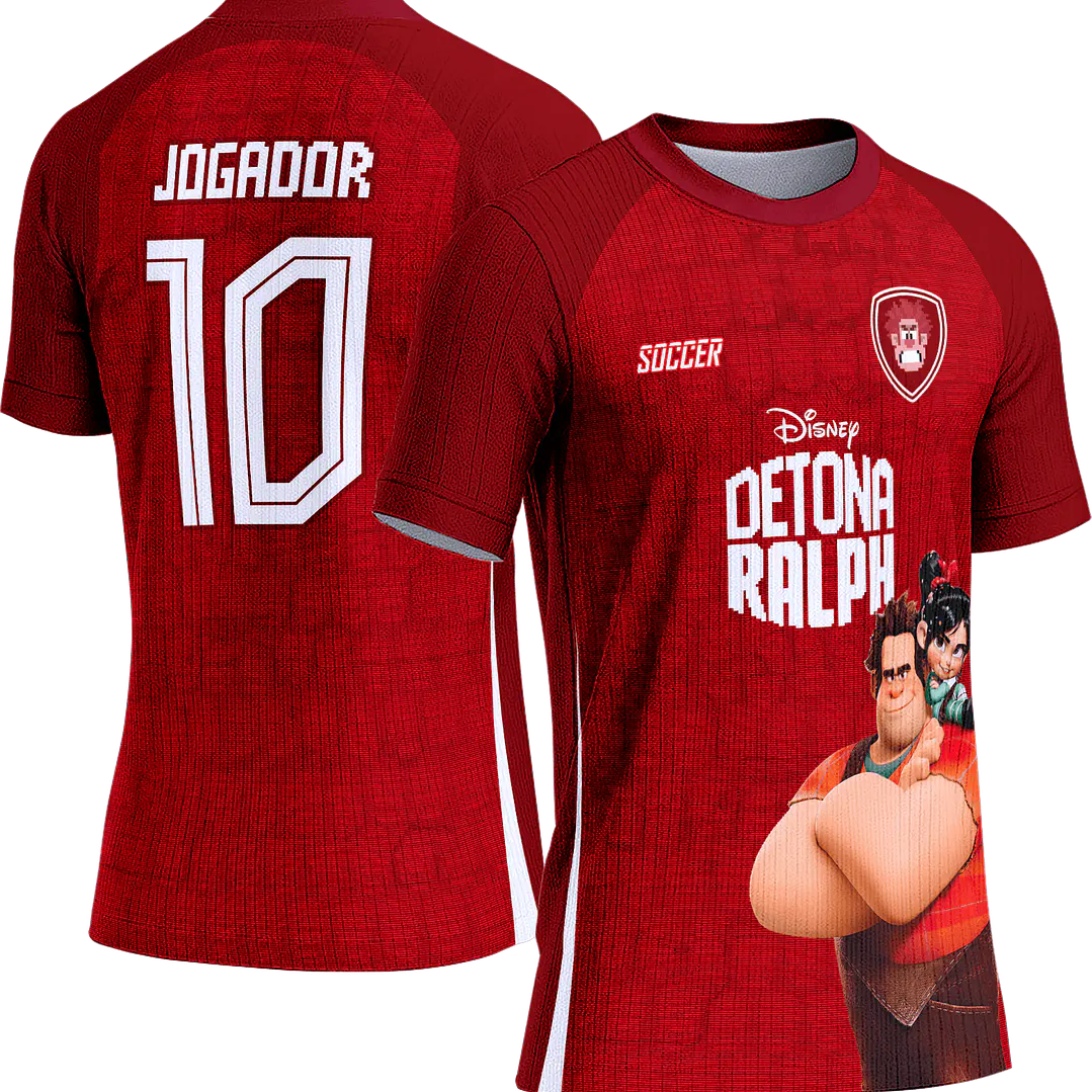 Arte Vetor Camisa Interclasse 744 Detona Ralph 1