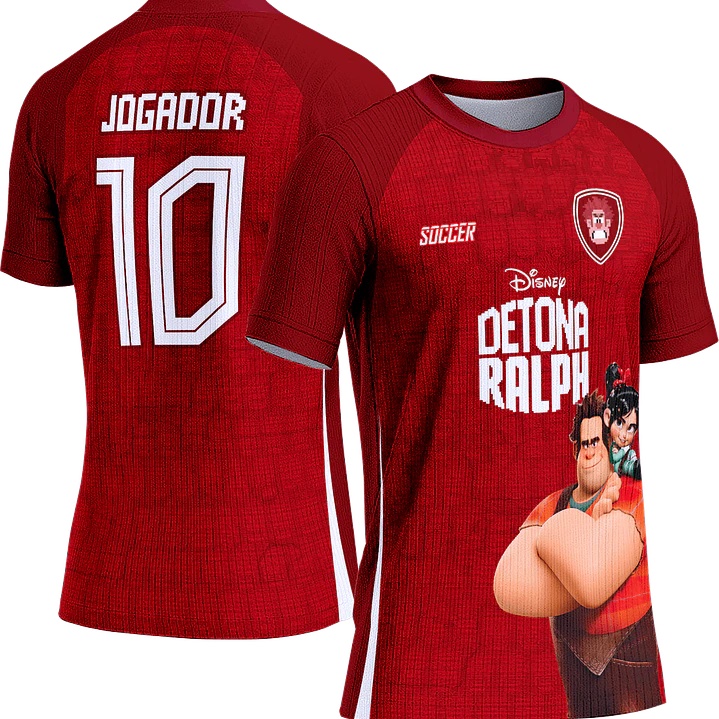Arte Vetor Camisa Interclasse 744 Detona Ralph 1