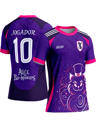 Arte Vetor Camisa Interclasse 746 Alice no País das Maravilhas