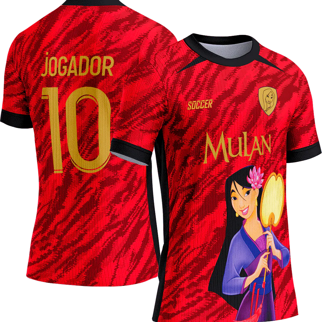 Arte Vetor Camisa Interclasse 747 Mulan 1