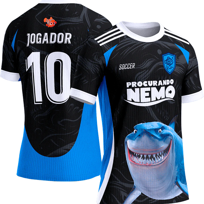 Arte Vetor Camisa Interclasse 748 Procurando Nemo 1