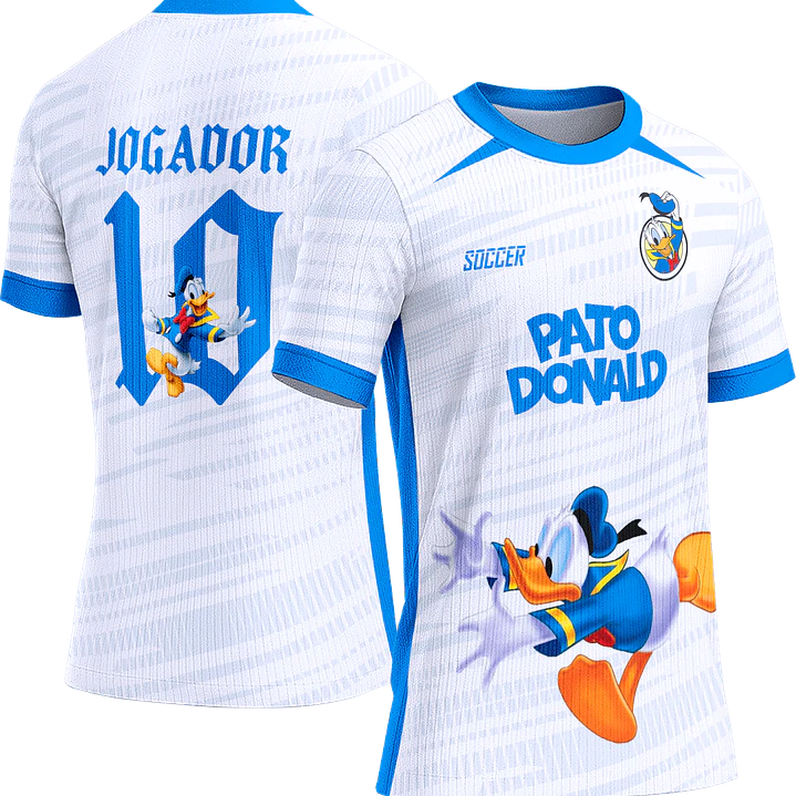 Arte Vetor Camisa Interclasse 750 Pato Donald 1