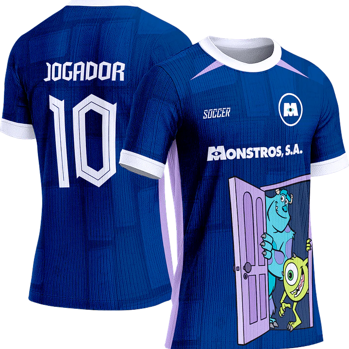 Arte Vetor Camisa Interclasse 754 Monstros S.A 1