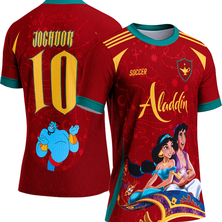 Arte Vetor Camisa Interclasse 757 Aladdin 1