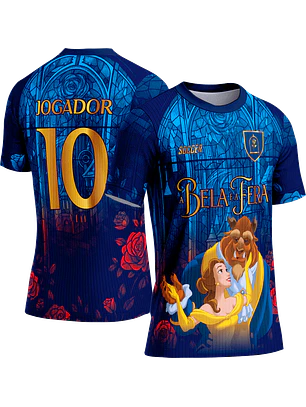 Arte Vetor Camisa Interclasse 759 A Bela e a Fera