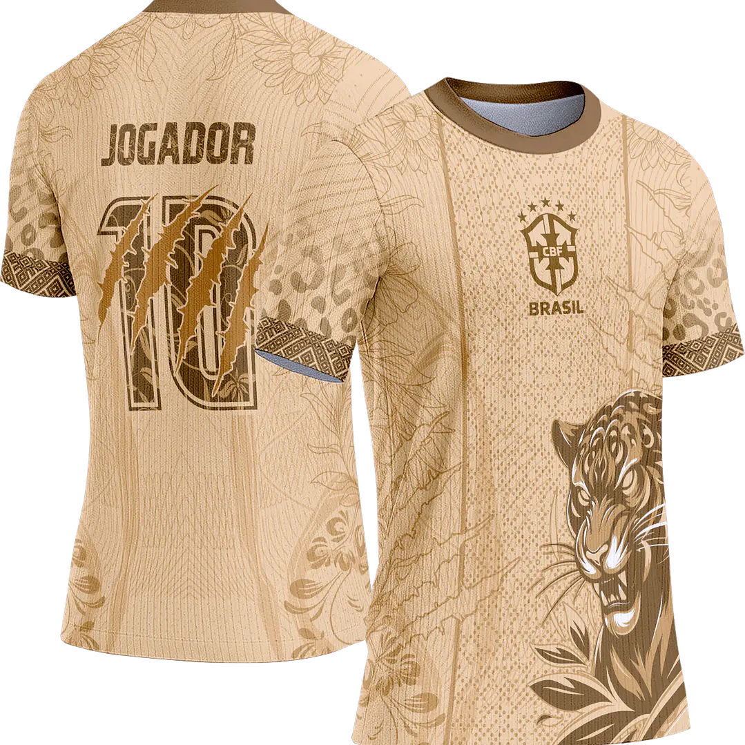 Arte Vetor Camisa Interclasse 761 Onça 1
