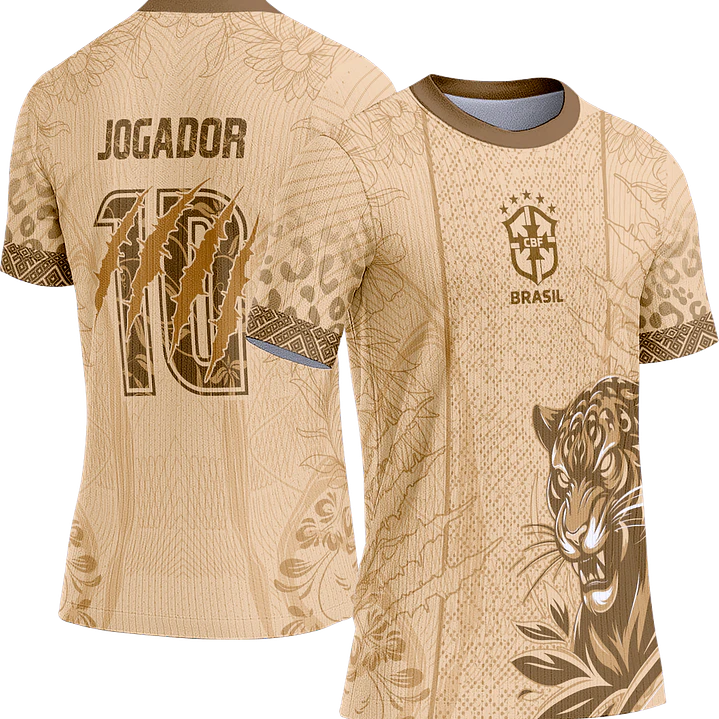 Arte Vetor Camisa Interclasse 761 Onça 1