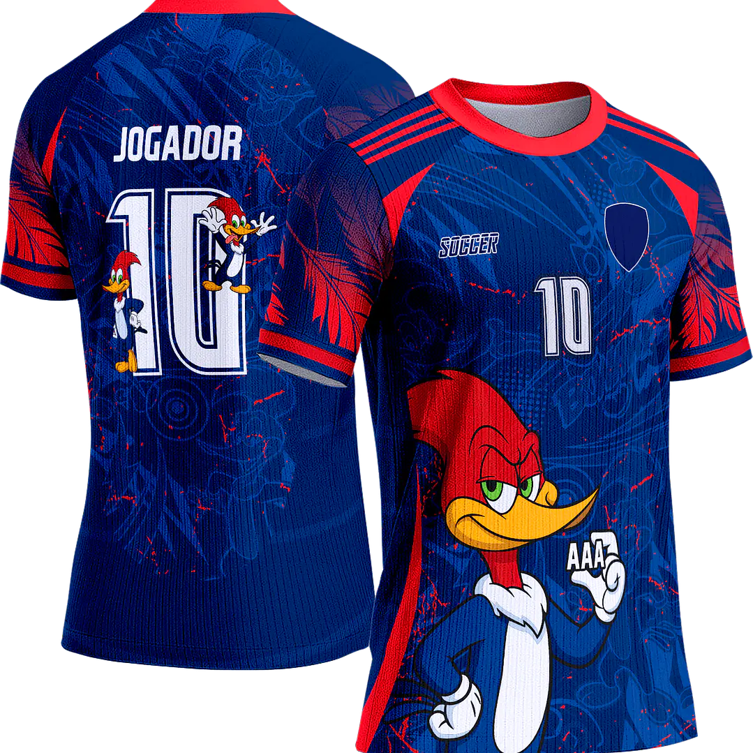 Arte Vetor Camisa Interclasse 765 Pica-Pau 1