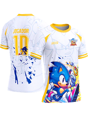 Arte Vetor Camisa Interclasse 766 Sonic