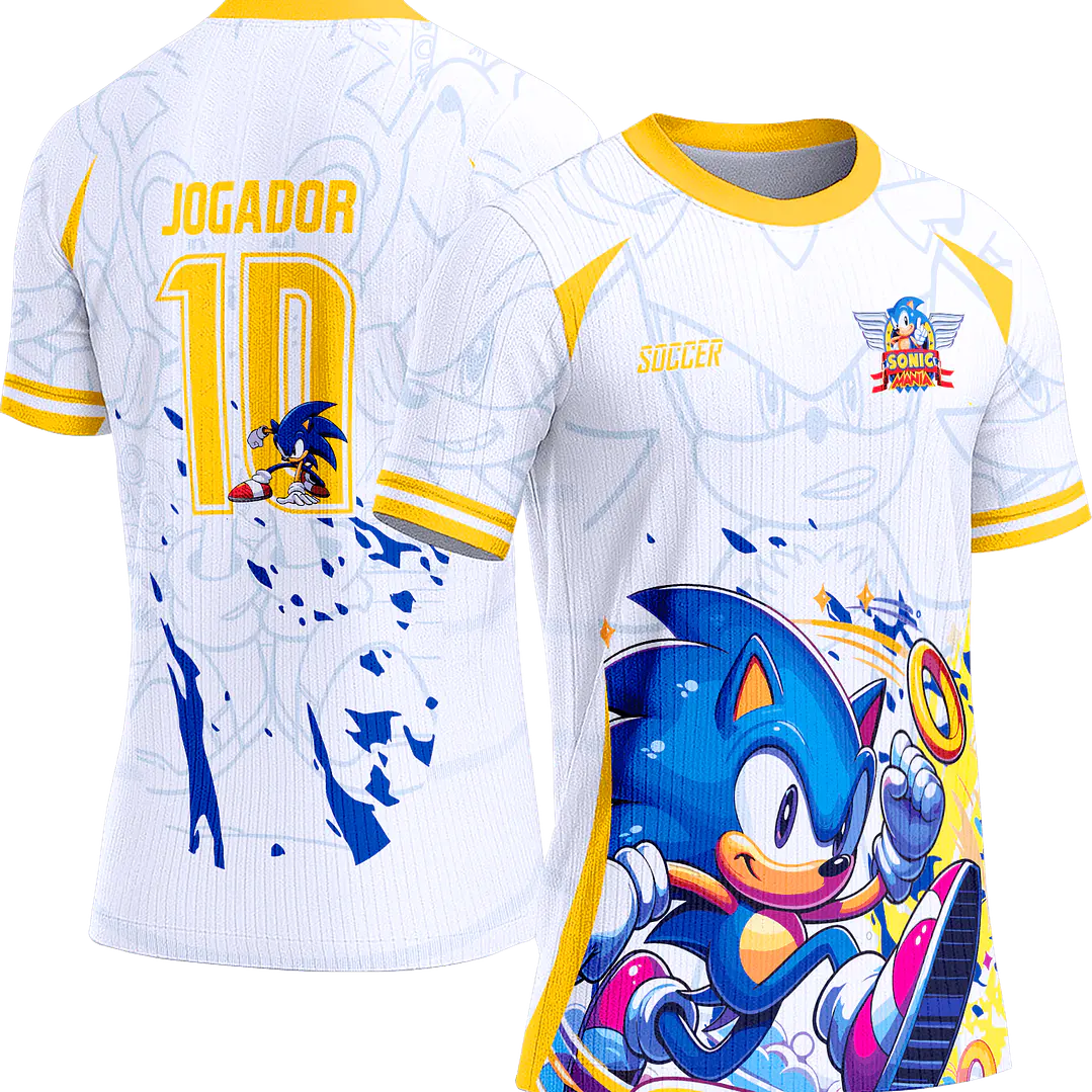 Arte Vetor Camisa Interclasse 766 Sonic 1