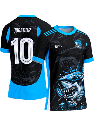 Arte Vetor Camisa Interclasse 770 Tubarão Azul