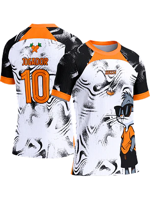 Arte Vetor Camisa Interclasse 771 Pernalonga Laranja