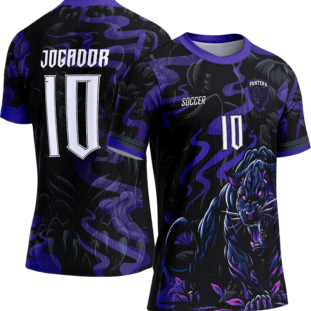 Arte Vetor Camisa Interclasse 772 Pantera Lilas 1