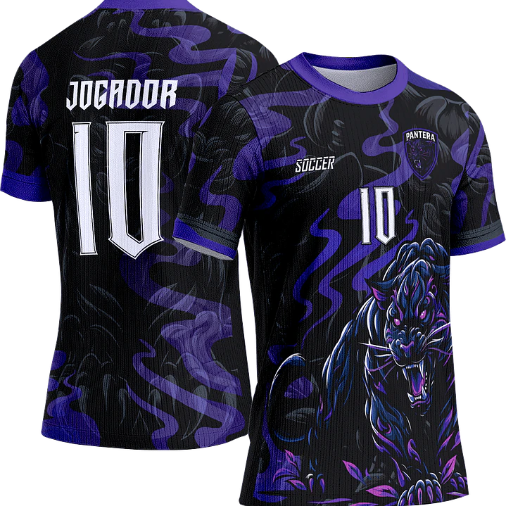 Arte Vetor Camisa Interclasse 772 Pantera Lilas 1