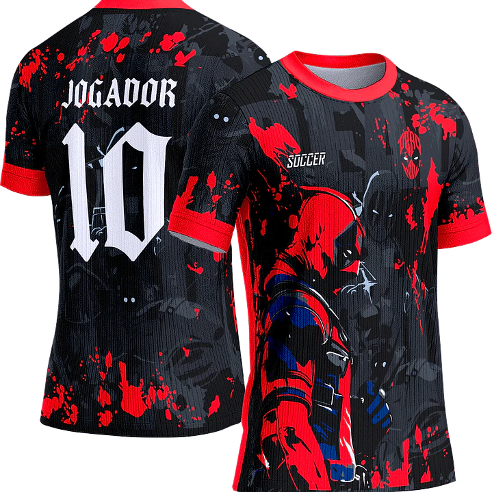 Arte Vetor Camisa Interclasse 776 Deadpooll 1