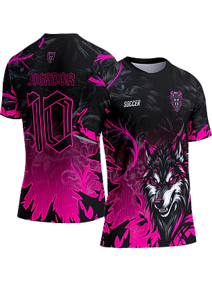 Arte Vetor Camisa Interclasse 781 Raposa Rosa