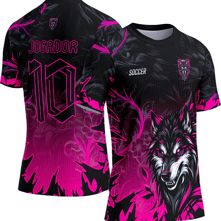 Arte Vetor Camisa Interclasse 781 Raposa Rosa 1