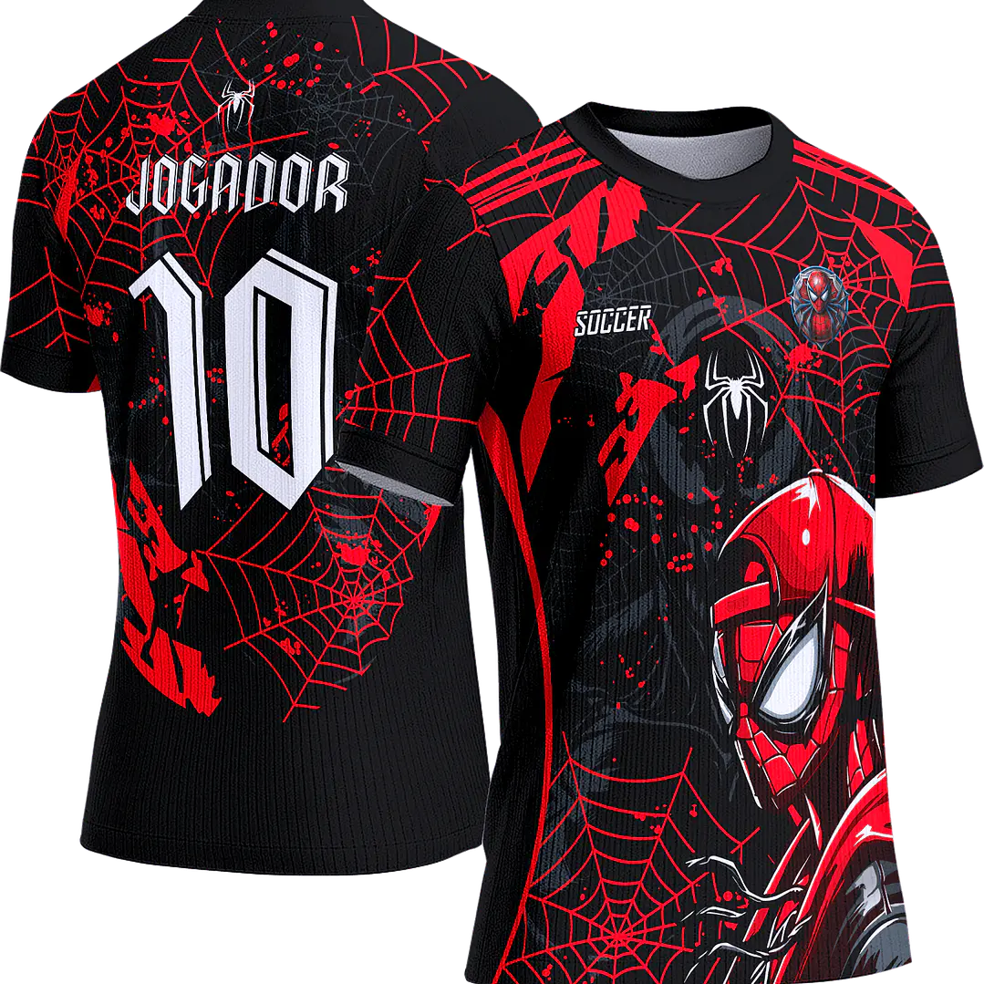 Arte Vetor Camisa Interclasse 787 Homem Aranha 1