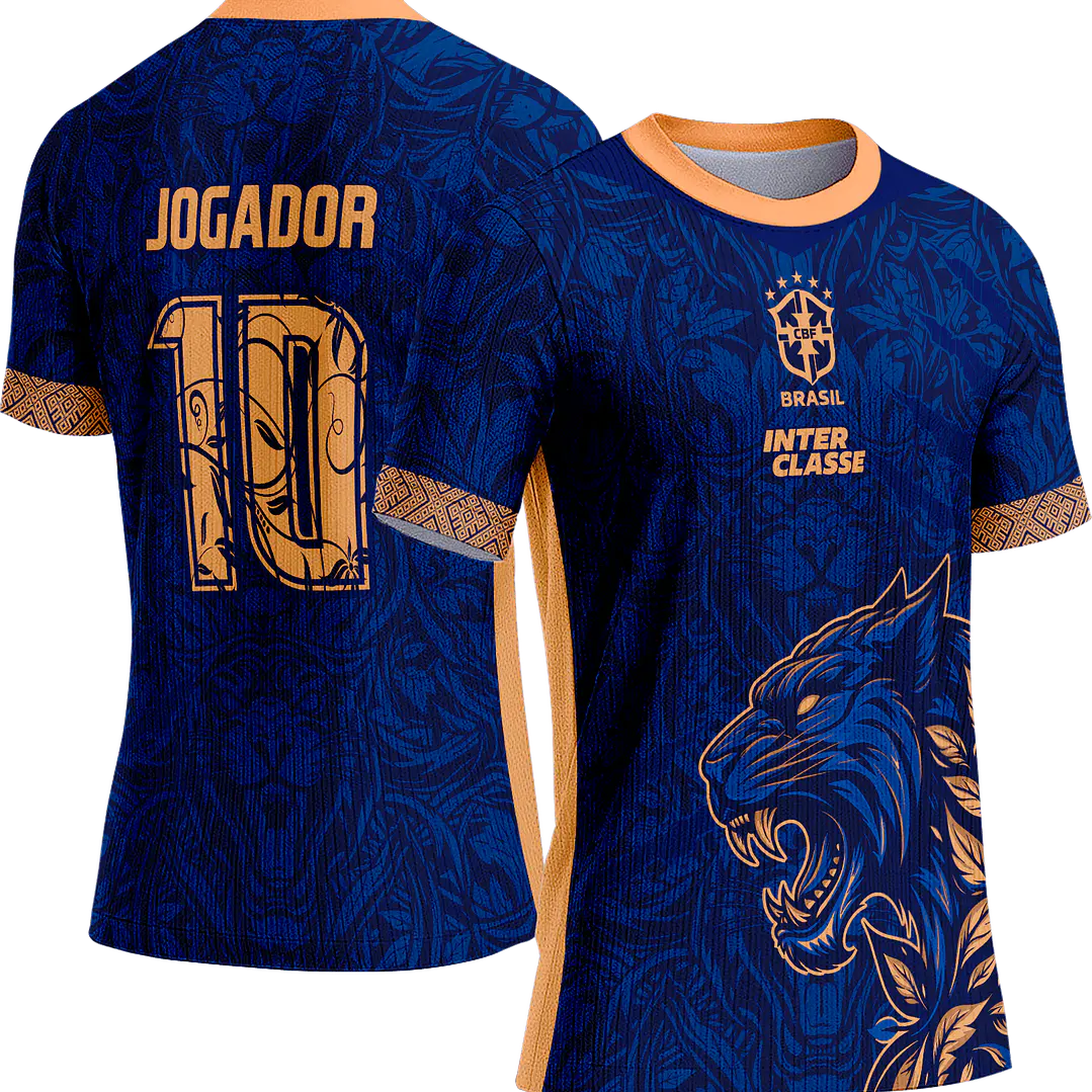 Arte Vetor Camisa Interclasse 794 Pantera Azul 1