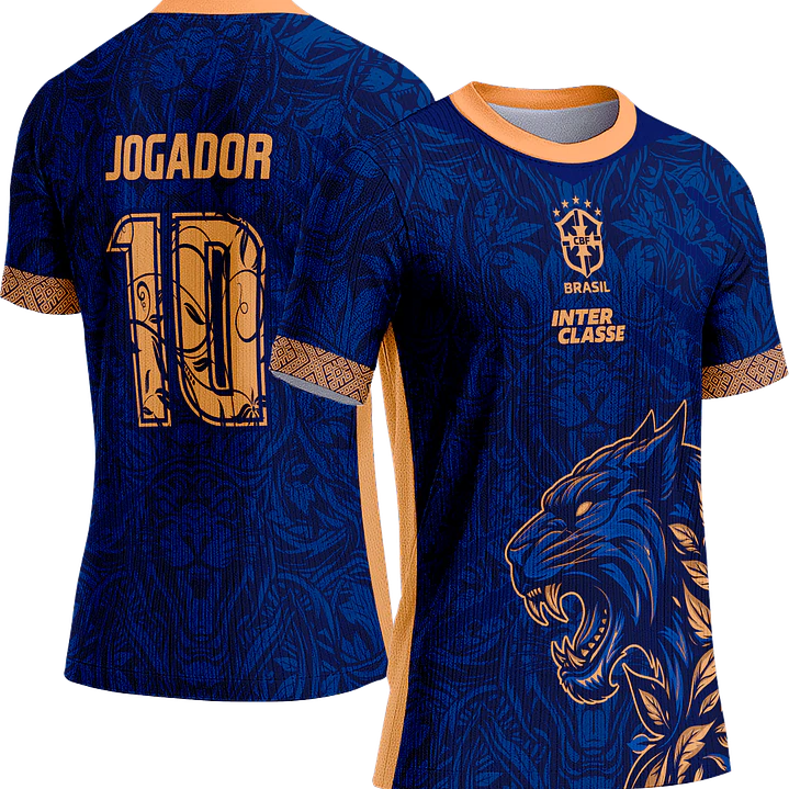 Arte Vetor Camisa Interclasse 794 Pantera Azul 1