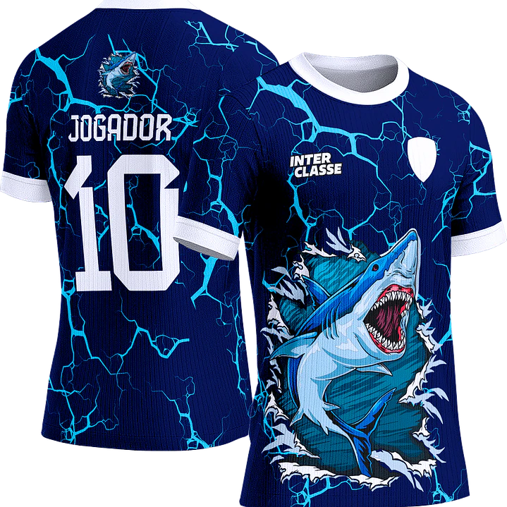 Arte Vetor Camisa Interclasse 796 Tubarão 1
