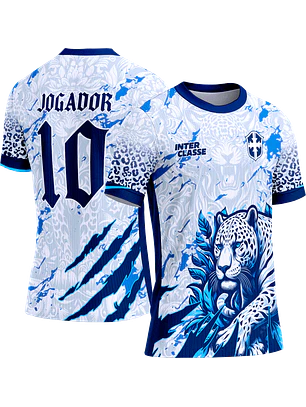 Arte Vetor Camisa Interclasse 798 Onça Azul