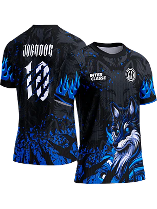 Arte Vetor Camisa Interclasse 799 Raposa Azul