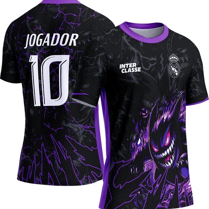 Arte Vetor Camisa Interclasse 800 Pokemon Gengar 1