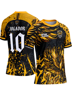 Arte Vetor Camisa Interclasse 803 Fenix Amarela