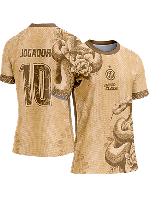 Arte Vetor Camisa Interclasse 804 Cobra Bege