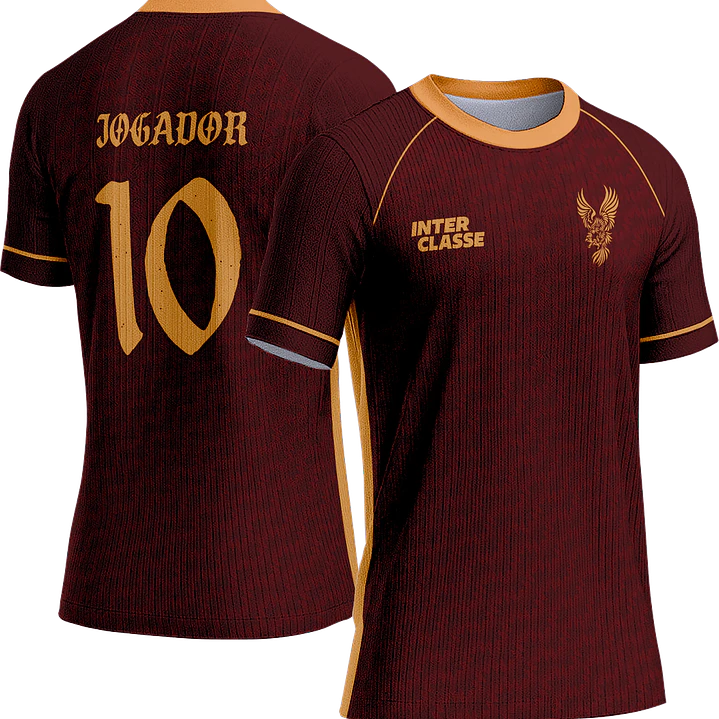 Arte Vetor Camisa Interclasse 805 Fenix Vinho 1