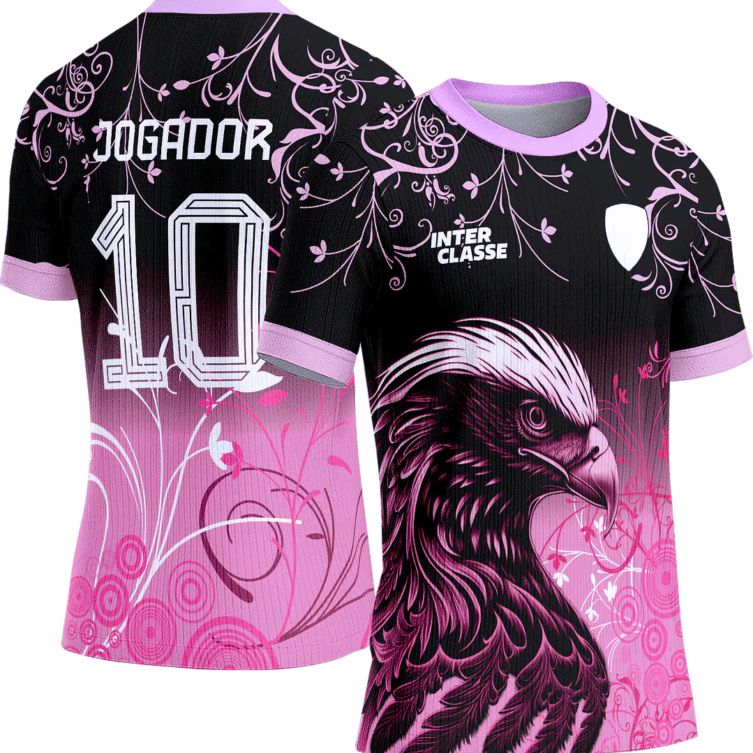 Arte Vetor Camisa Interclasse 807 Aguia Rosa 1
