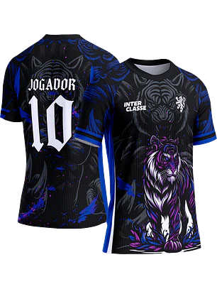 Arte Vetor Camisa Interclasse 808 Tigre Roxo