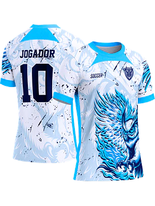 Arte Vetor Camisa Interclasse 811 Coruja Azul