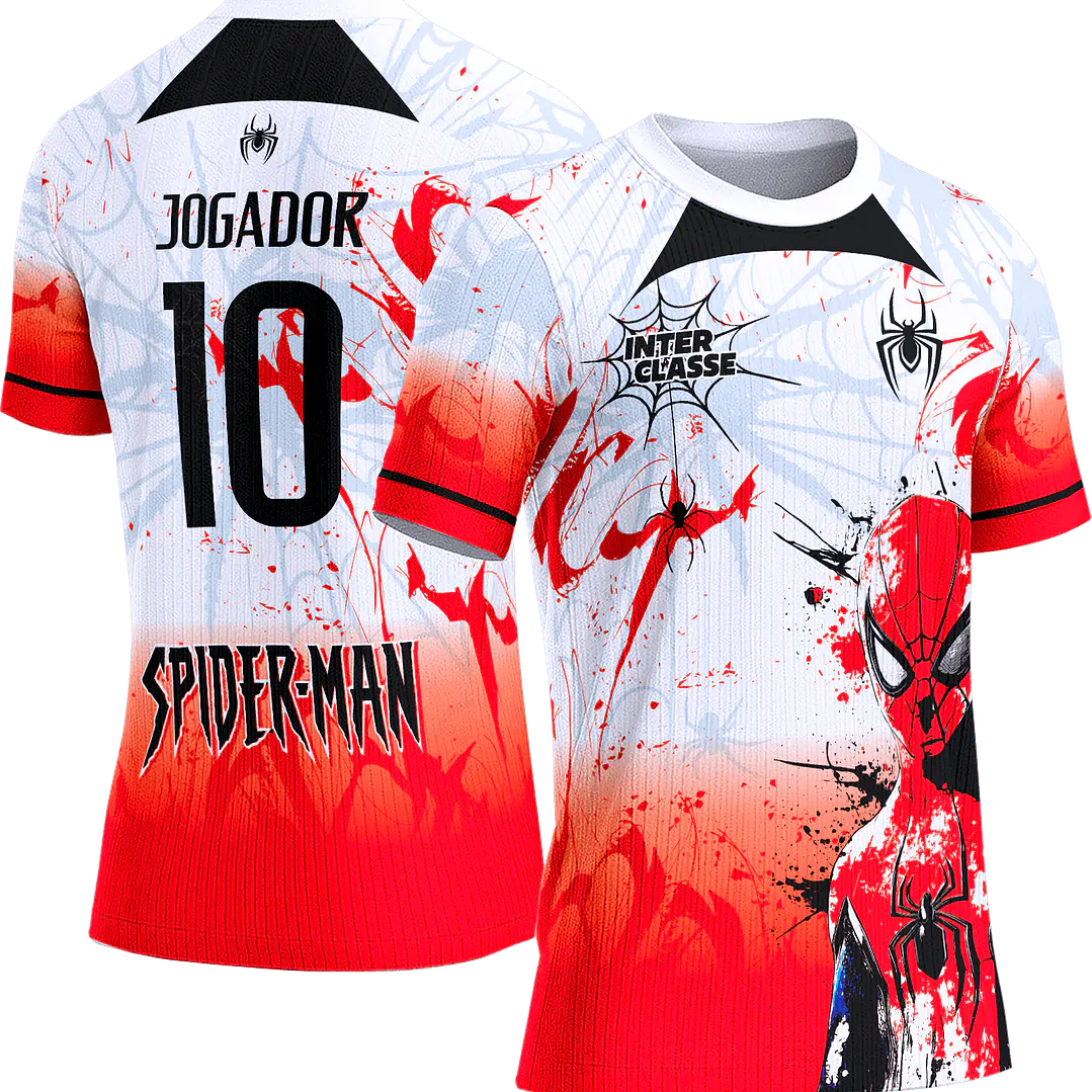 Arte Vetor Camisa Interclasse 813 Homem Aranha 1