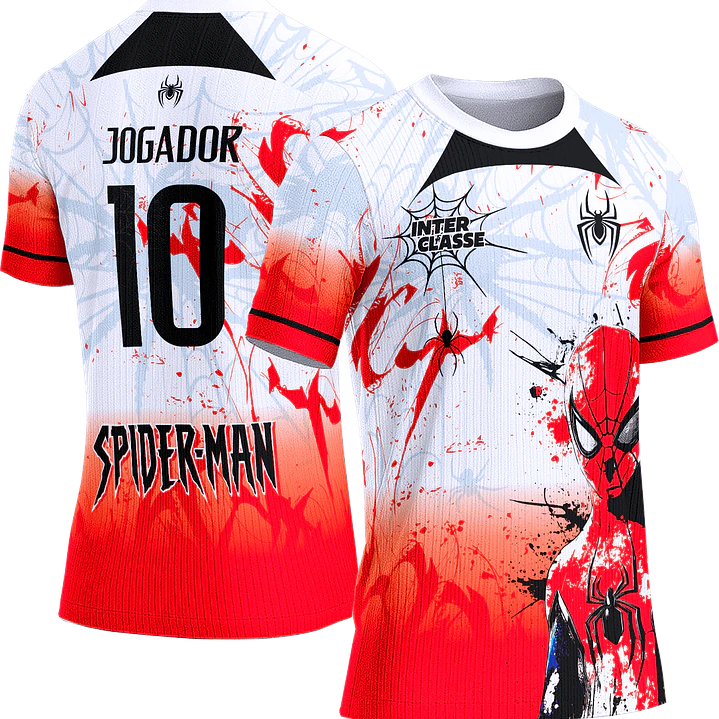 Arte Vetor Camisa Interclasse 813 Homem Aranha 1