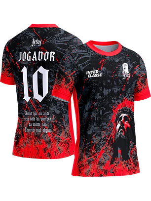 Arte Vetor Camisa Interclasse 815 Cristo Vermelho