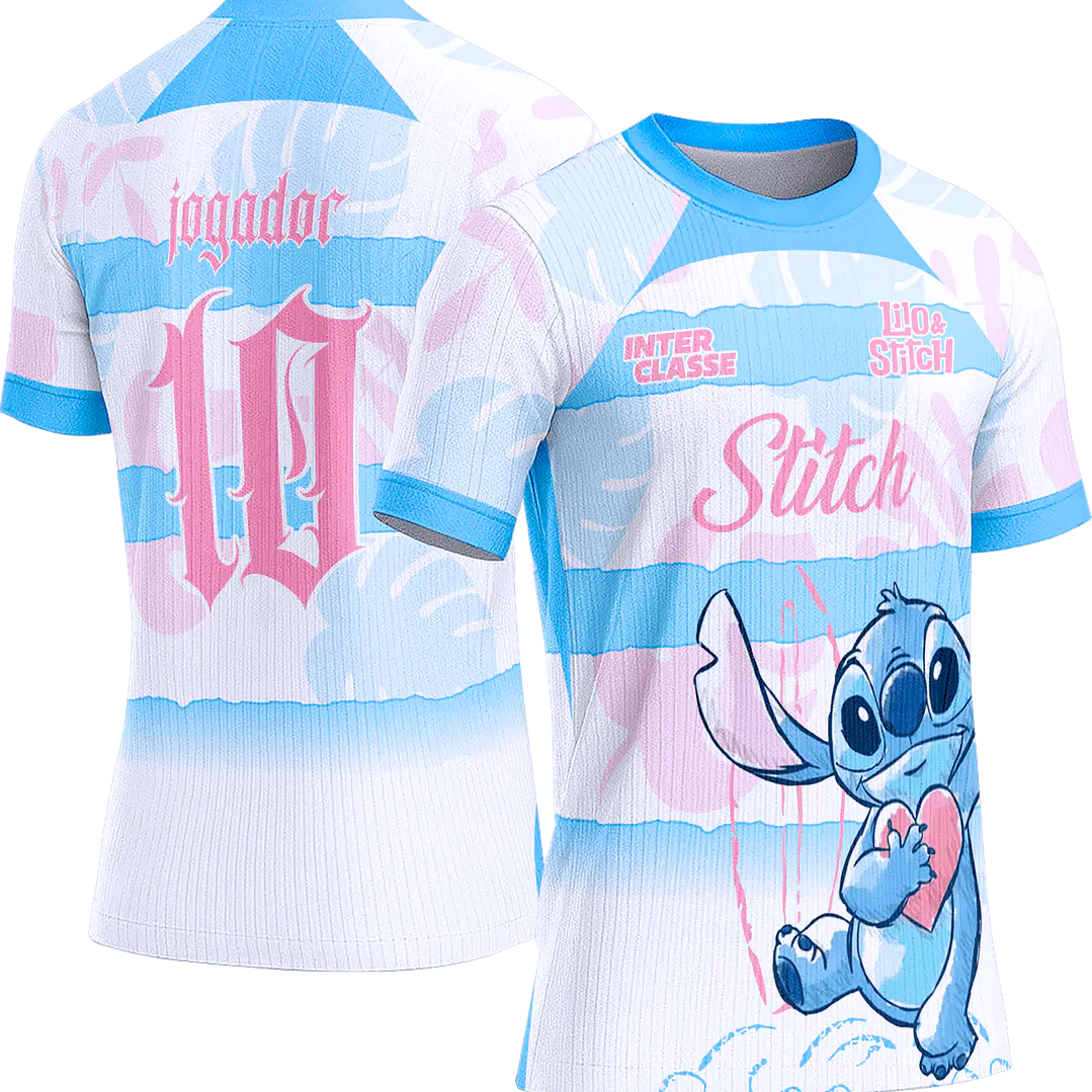 Arte Vetor Camisa Interclasse 834 Lilo e Stitch 1