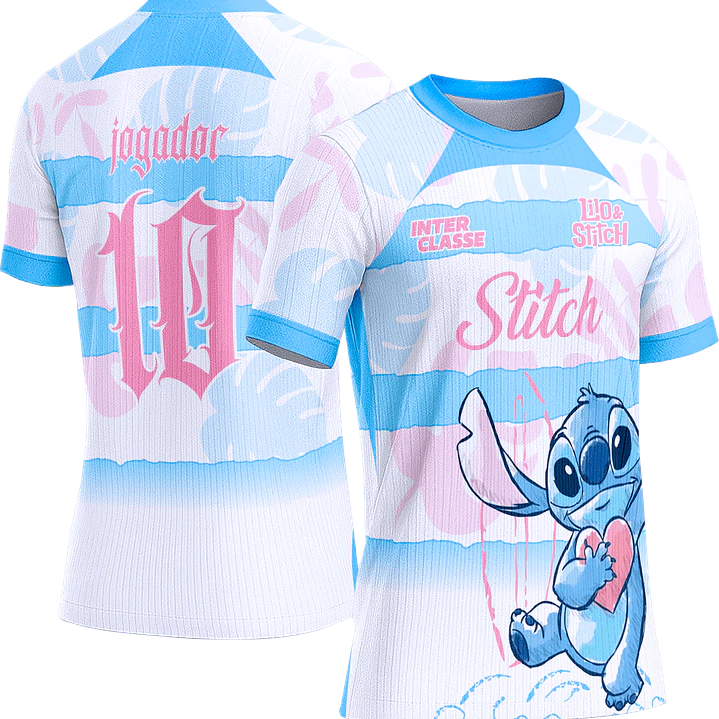 Arte Vetor Camisa Interclasse 834 Lilo e Stitch 1