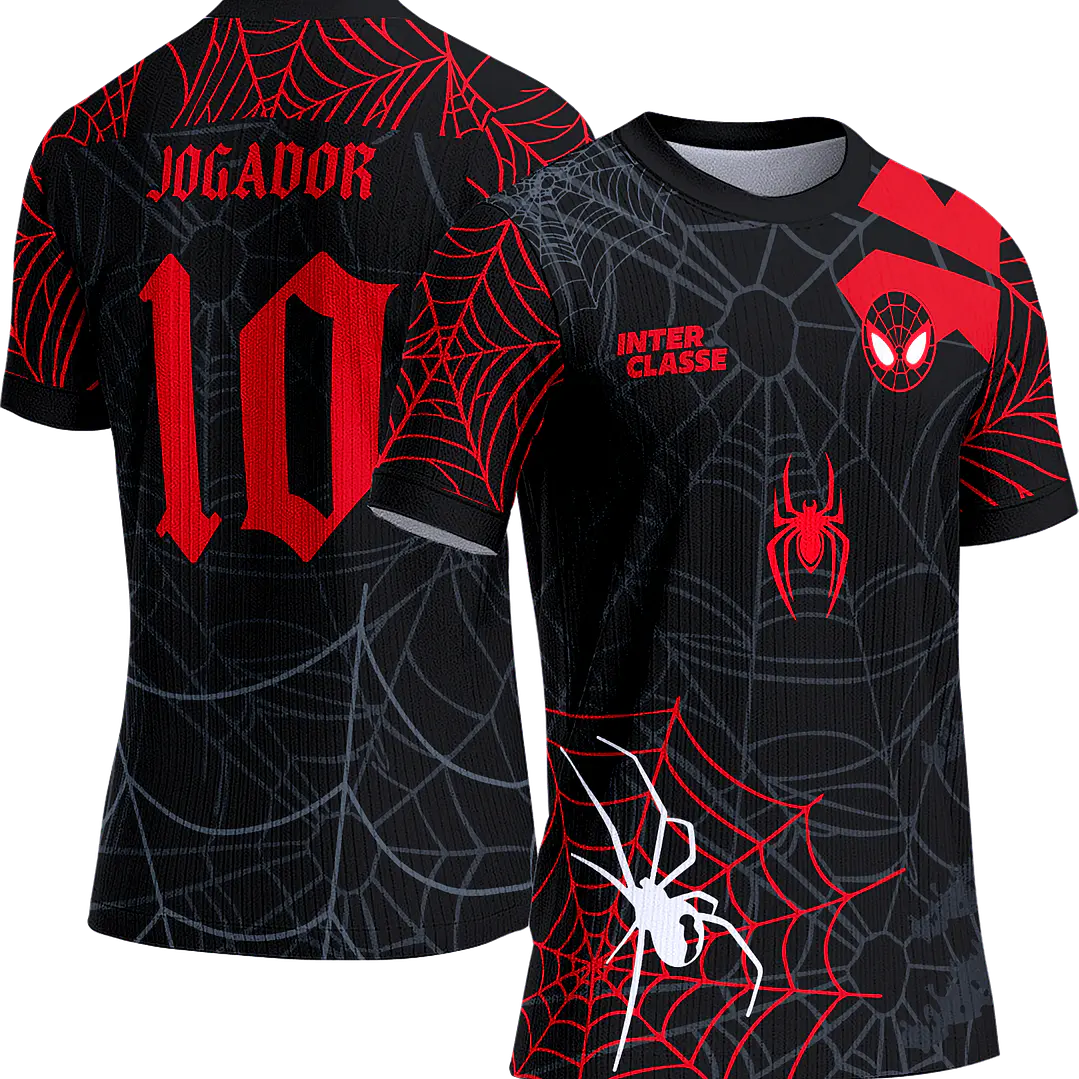 Arte Vetor Camisa Interclasse 837 Homem Aranha 1