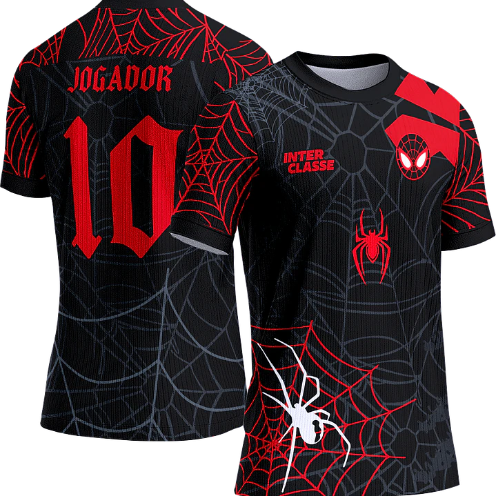 Arte Vetor Camisa Interclasse 837 Homem Aranha 1