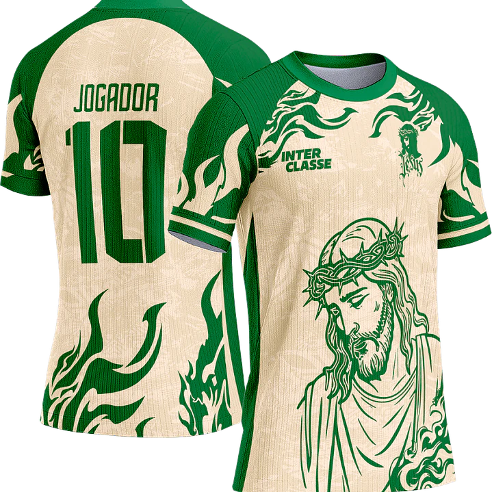 Arte Vetor Camisa Interclasse 843 Cristo 1