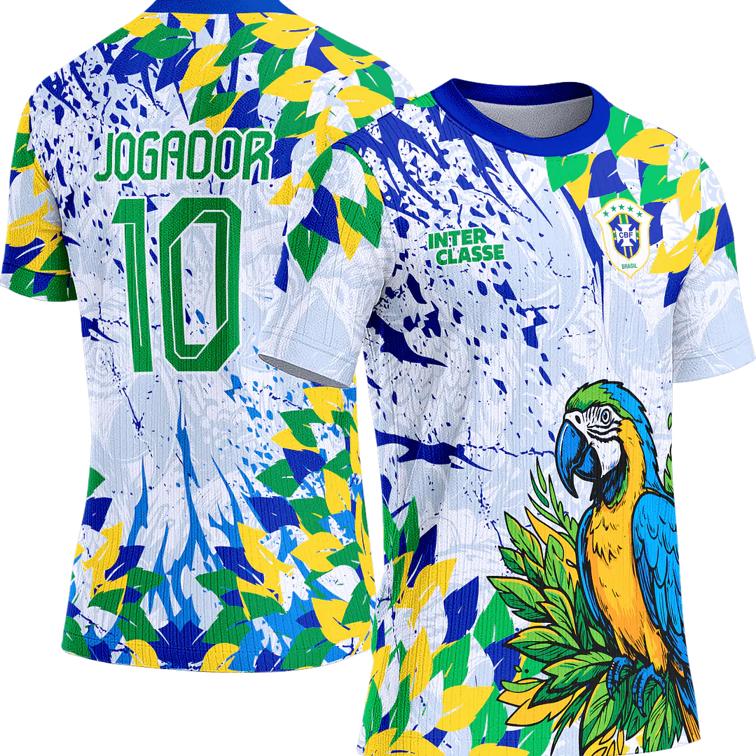 Arte Vetor Camisa Interclasse 861 Brasil Arara 1