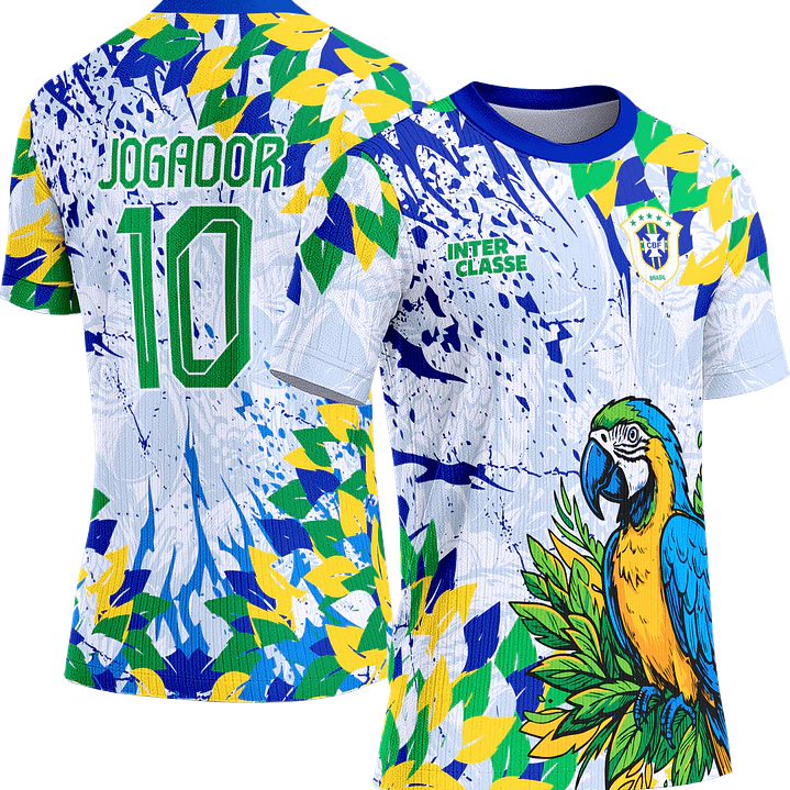 Arte Vetor Camisa Interclasse 861 Brasil Arara 1