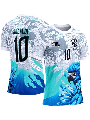 Arte Vetor Camisa Interclasse 862 Papagaio Azul
