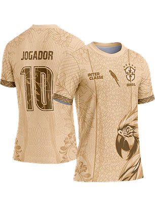 Arte Vetor Camisa Interclasse 863 Arara Bege