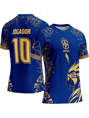 Arte Vetor Camisa Interclasse 864 Arara Azul