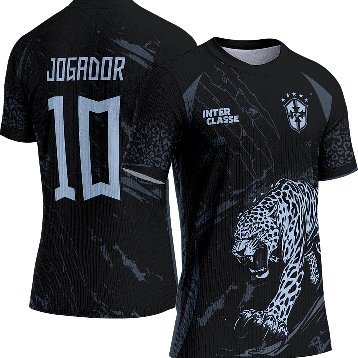 Arte Vetor Camisa Interclasse 865 Onça 1