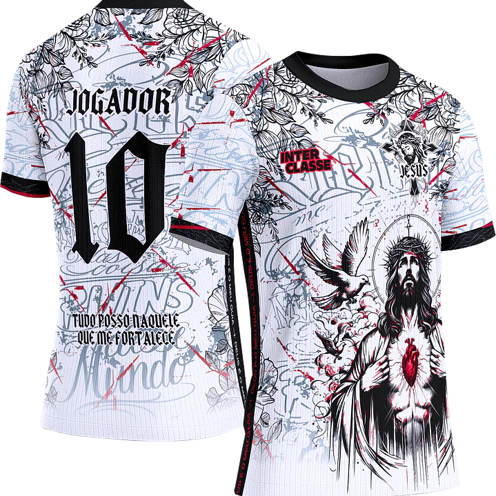 Arte Vetor Camisa Interclasse 866 Cristo 1